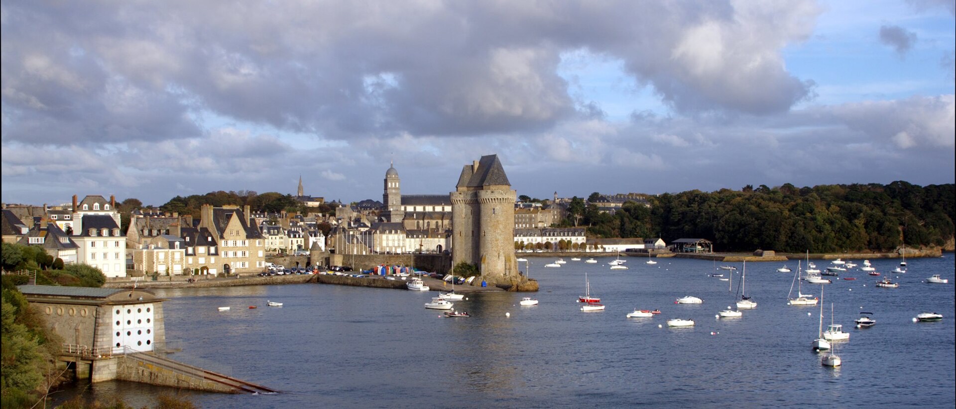 La Tour Solidor et la baie de Saint-Servan, Saint-Malo